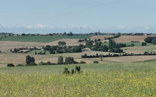 Terrain 2338 m2 vue dégagée Pyrénées